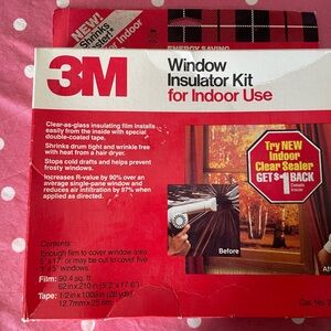 COPY - NIB 3M Window Insulator Kit For Indoor Use